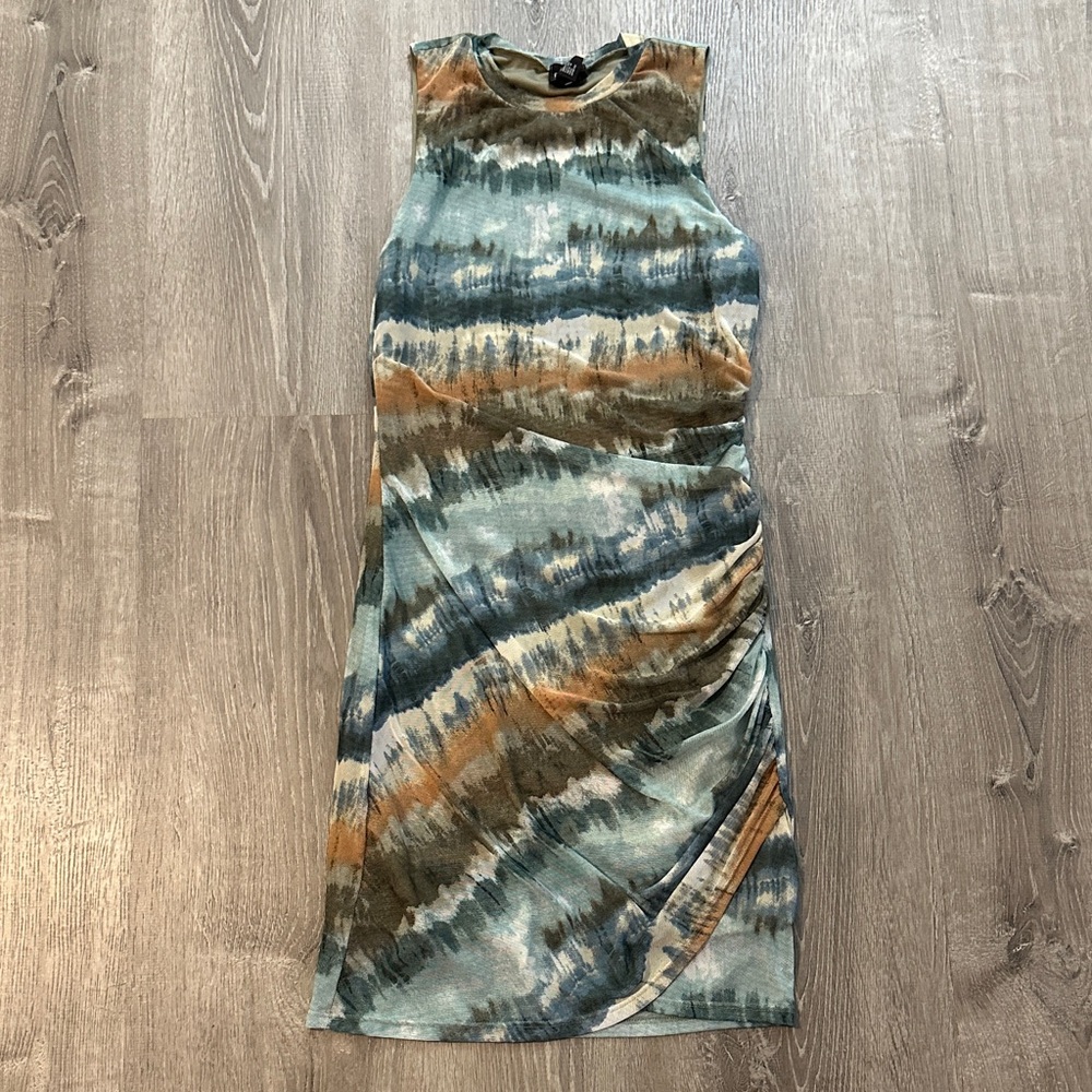 Free Press Small Sleeveless Casual Lined Mini‎ Dress
